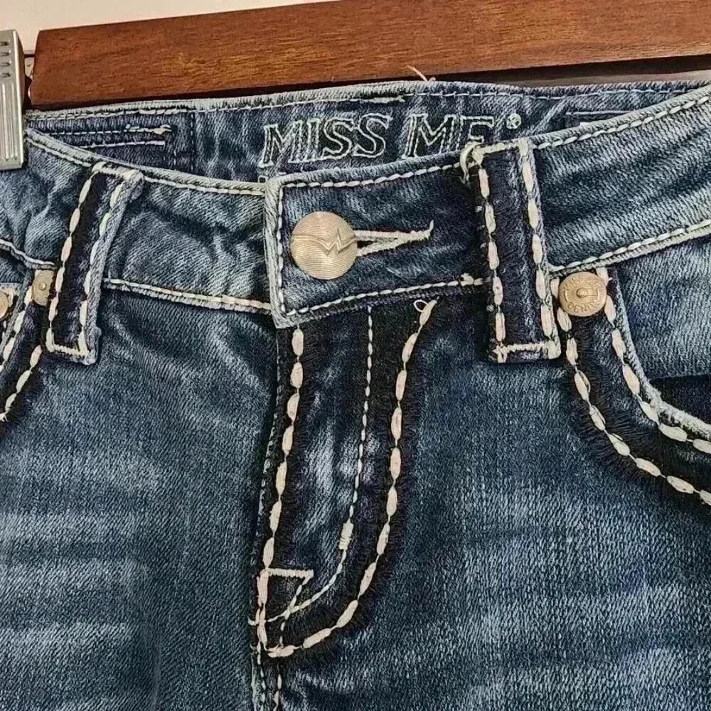 Miss Me Womens Sunny Bootcut Jeans 28x32 JPD1015-5 - Picture 4 of 13